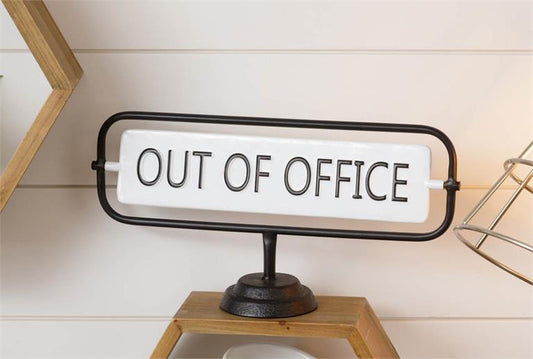IN OFFICE/OUT OF OFFICE FLIP SIGN