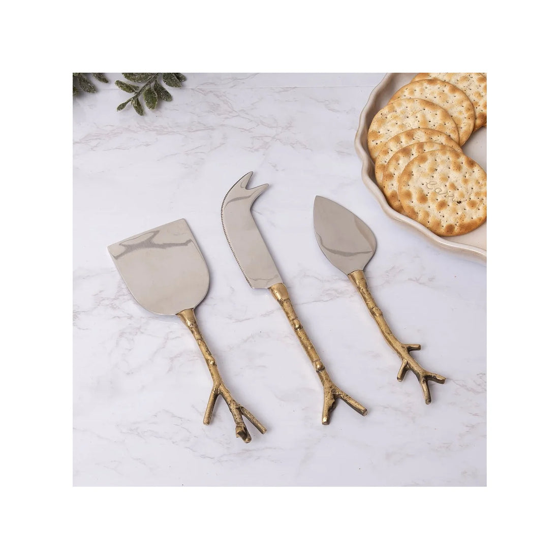 Boldly Spread Cheese with Twig Cheese Spreaders